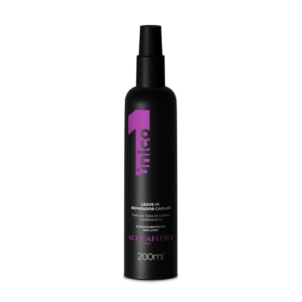 Leave-in 1 Único Acquaflora Reparador Capilar 200ml