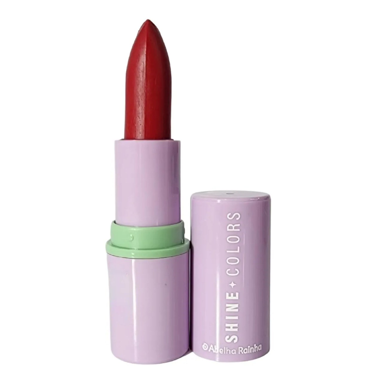 Batom Brilho Intenso Marsala Fps 15 Shine Colors Abelha Rainha 3,7g