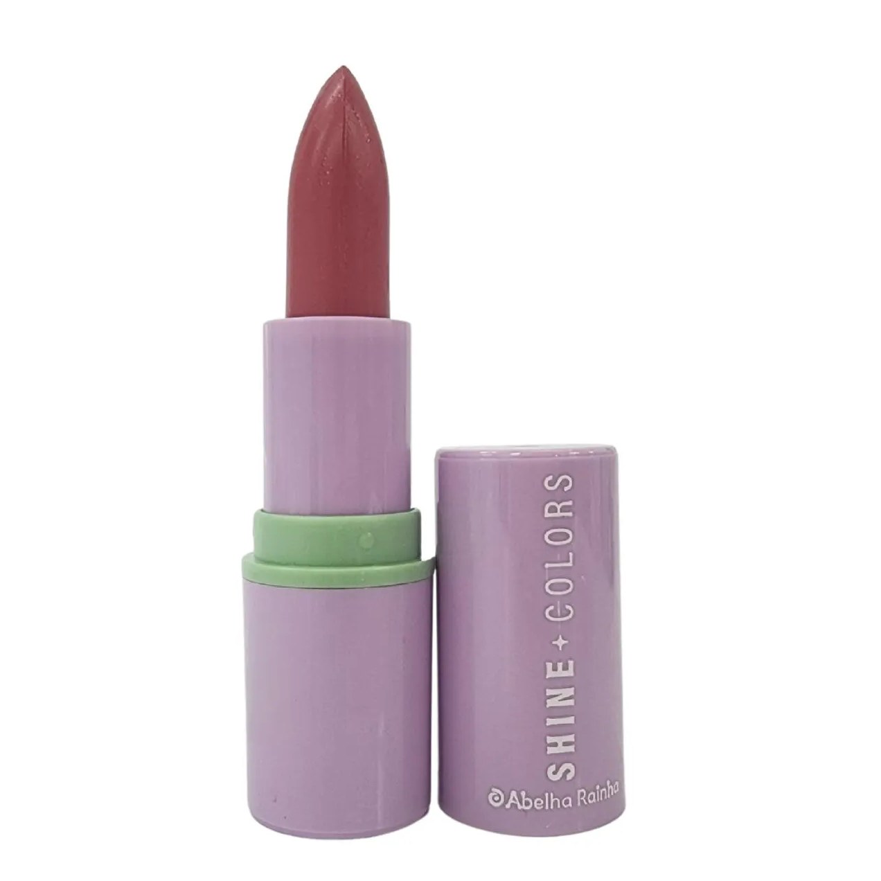 Batom Brilho Intenso Rosa Star Fps 15 Shine Colors Abelha Rainha 3,7g