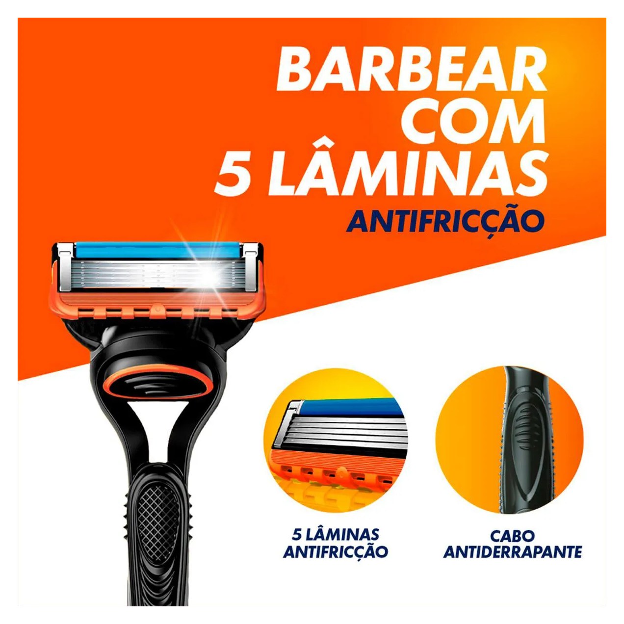Carga para Aparelho de Barbear Gillette Fusion 5 com 2 unidades