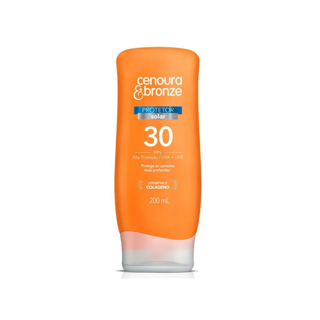 Protetor Solar Cenoura&bronze Fps30 200ml