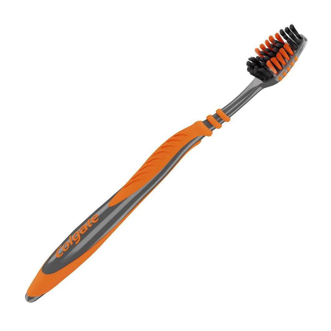 Escova Dental Média Infusão De Carvão Colgate Zig Zag 4 Unidades