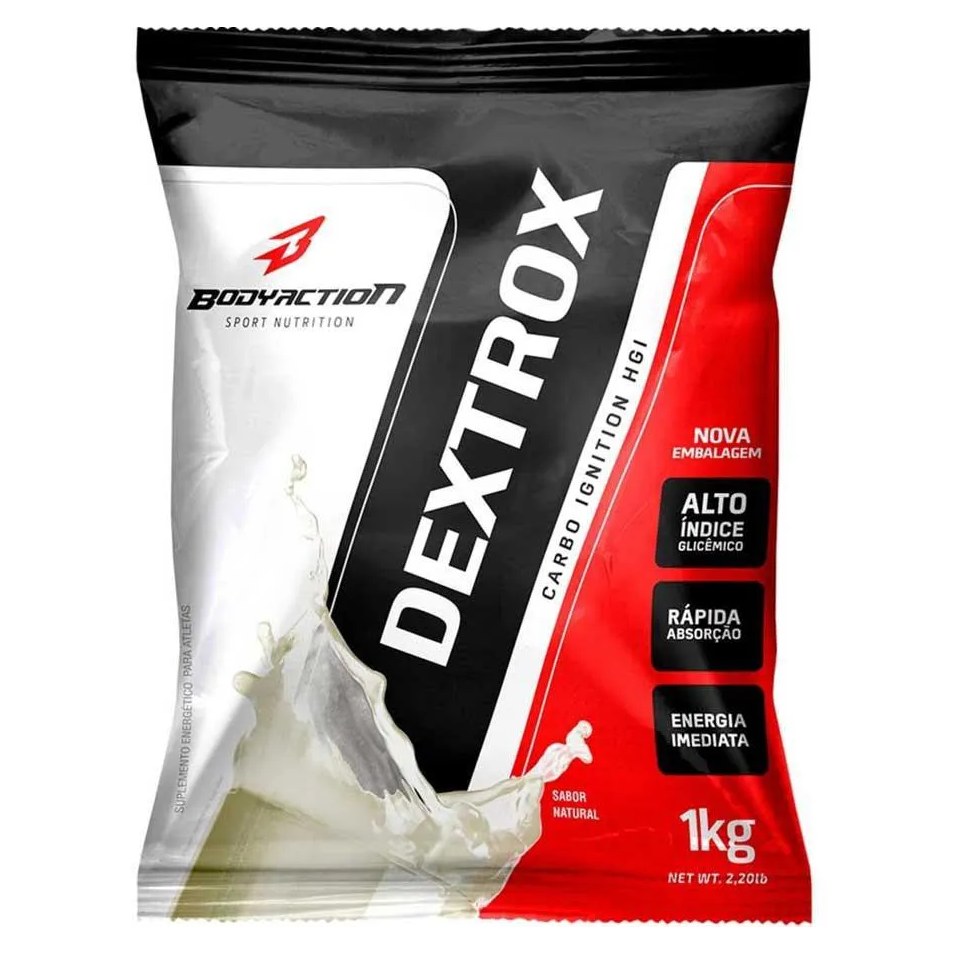 Dextrose Suplemento Dextrox 1kg Bodyaction Mais Energia Guaraná com Açaí