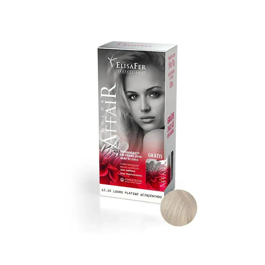 Tonalizante Color Affair 12.16 Louro Platino Acinzentado