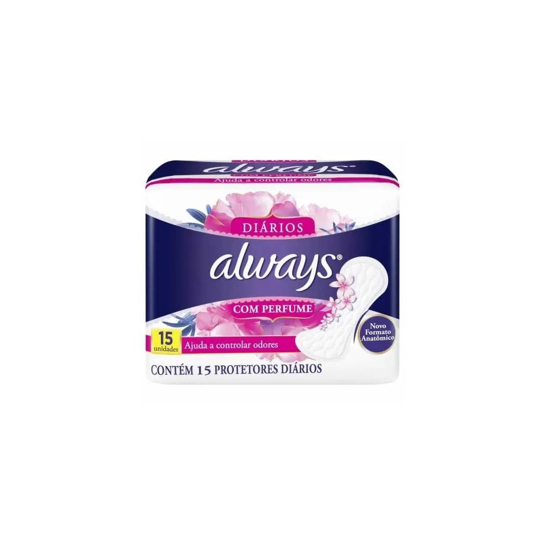 Absorvente Always Protetor Diario Regular C/15un