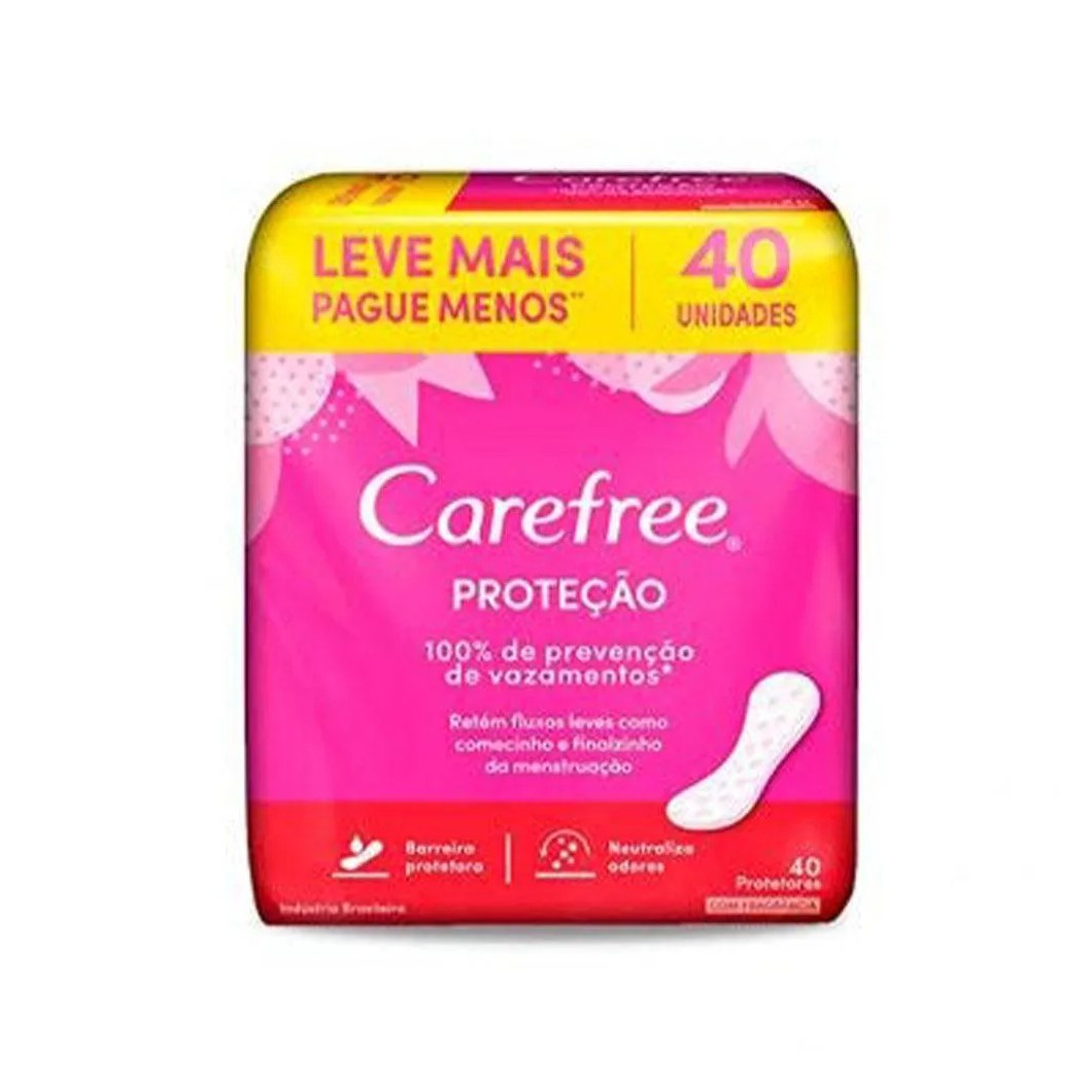 Absorvente Carefree Original Perfume C/ 40un