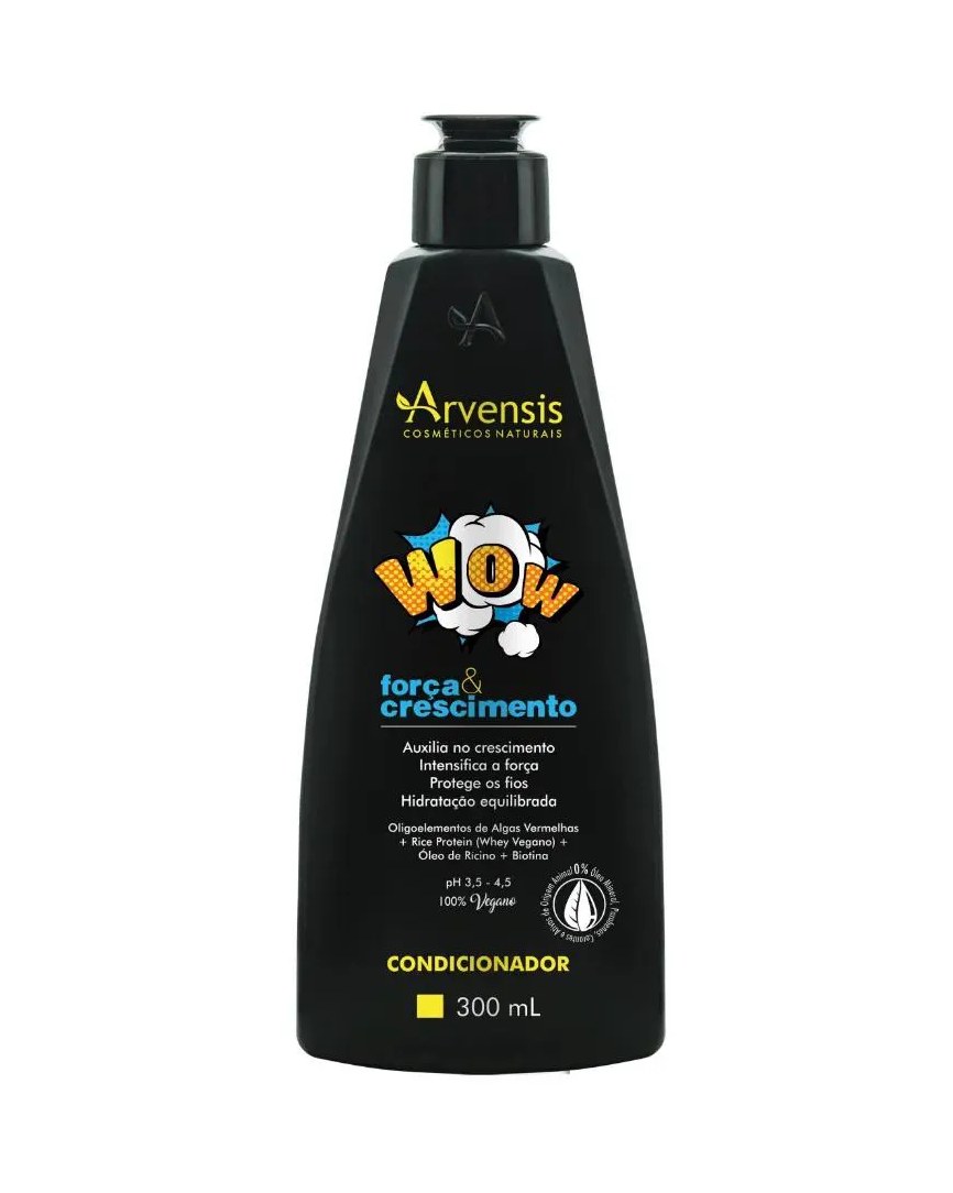 Condicionador Wow Força e Crescimento 300Ml - Arvensis