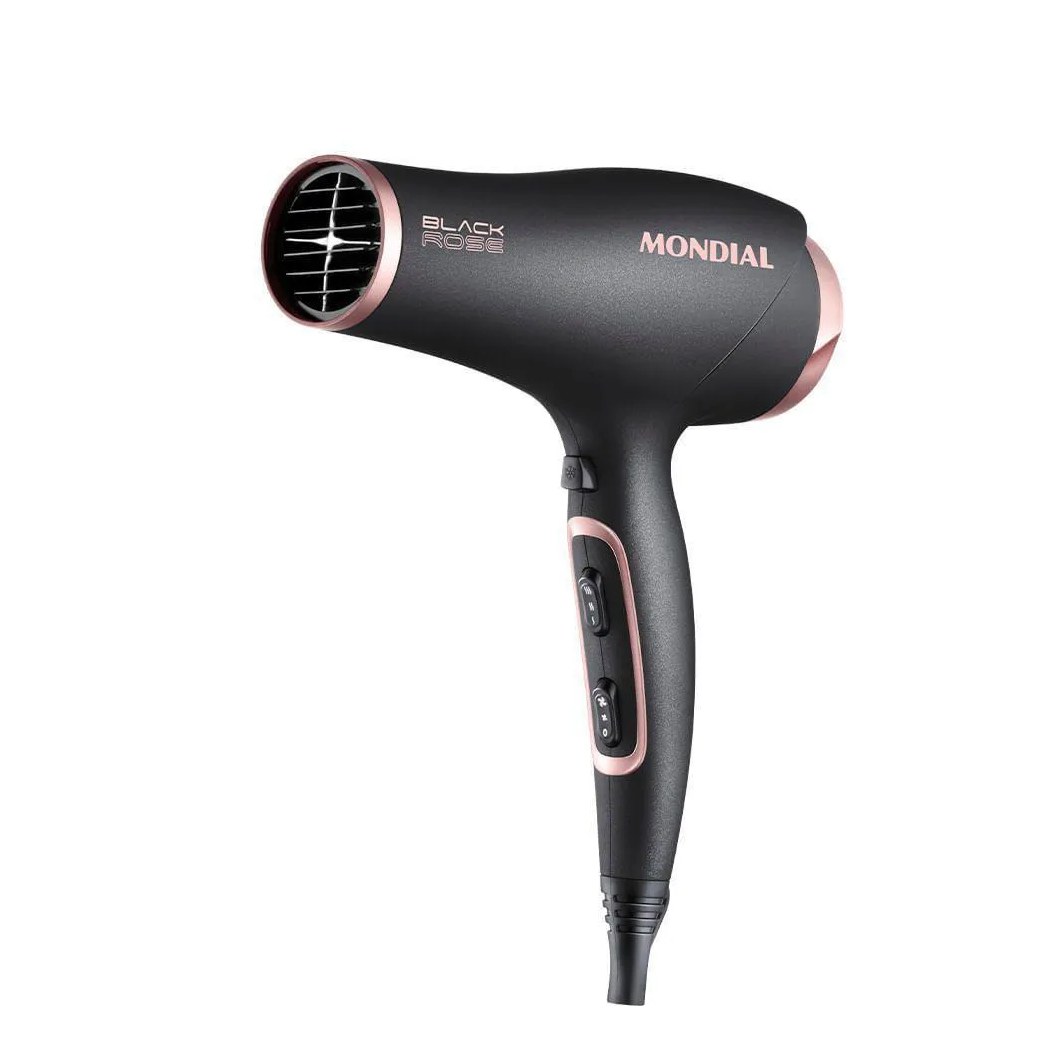 Secador de Cabelos Mondial Black Rose Sc-37 127v 110v