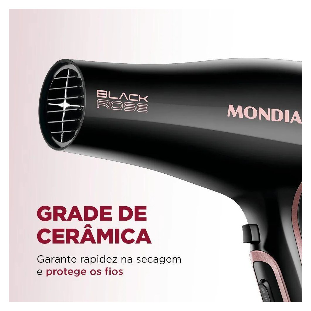 Secador de Cabelos Black Gold Scn-02 127v/60hz