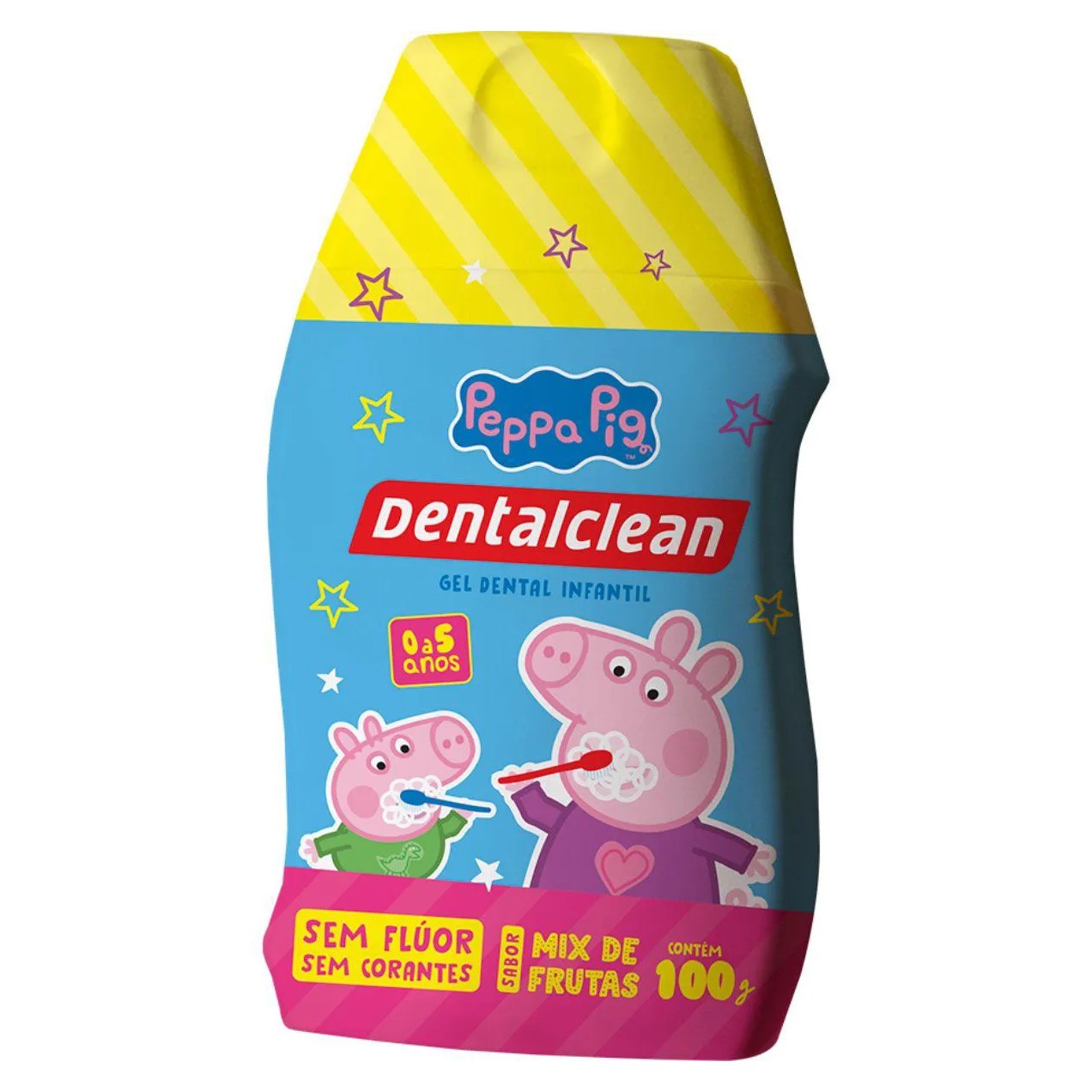 Gel Dental Infantil Peppa Pig - Sem Fluor - 100G Dentalclean