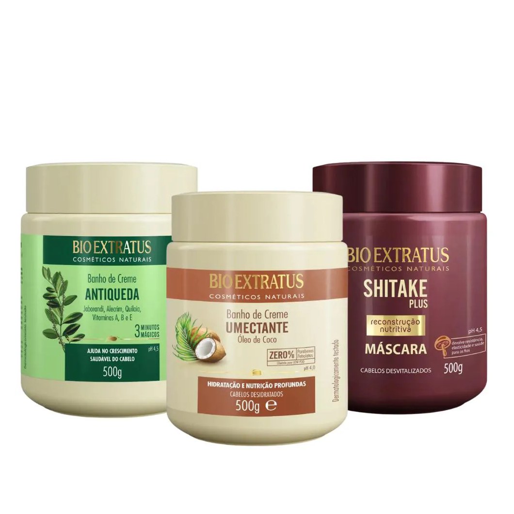 Cronograma Bio Extratus Cabelos Danificados 500g