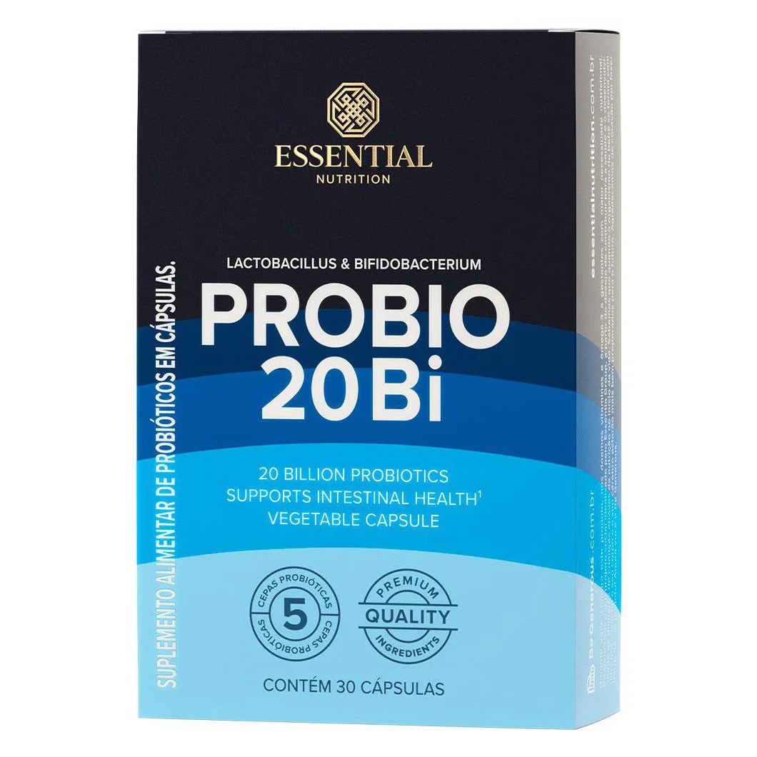 Probio 20 Bi Blend de Probioticos (30 cápsulas Vegetal) – Essential Nutrition
