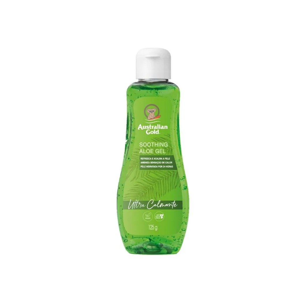 Gel Pós-sol Autralian Gold Soothing Aloe Gel Ultra Calmante 125gr