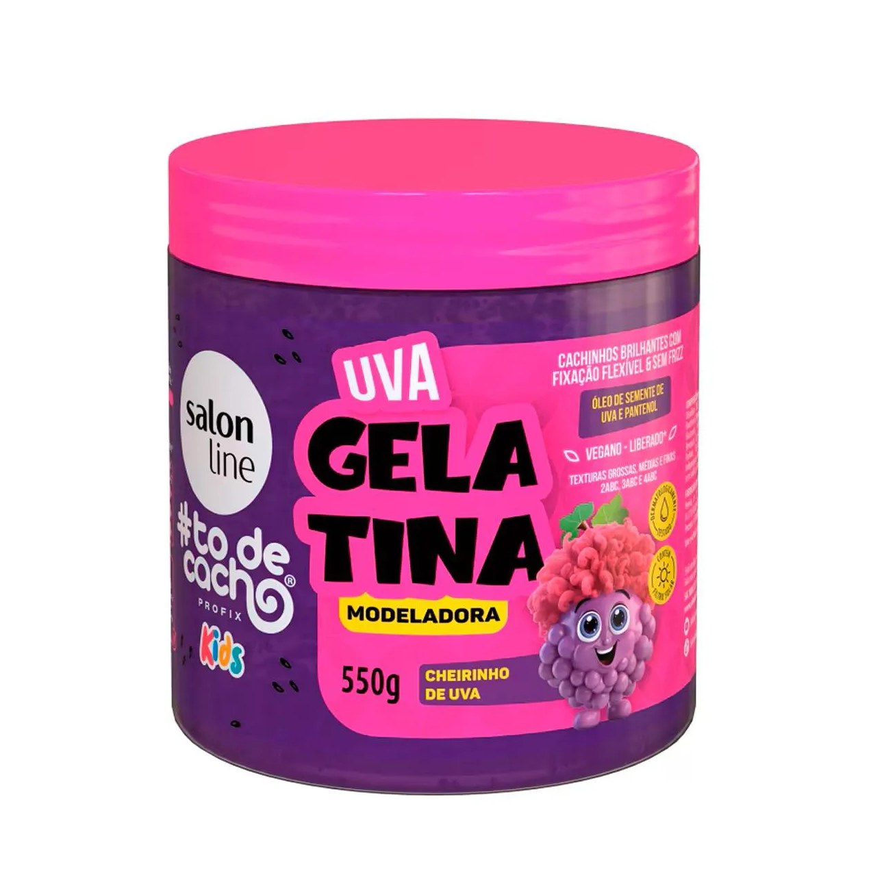 Gel Cola Fixador Yelsew Uva 240g - Kit C / 2un