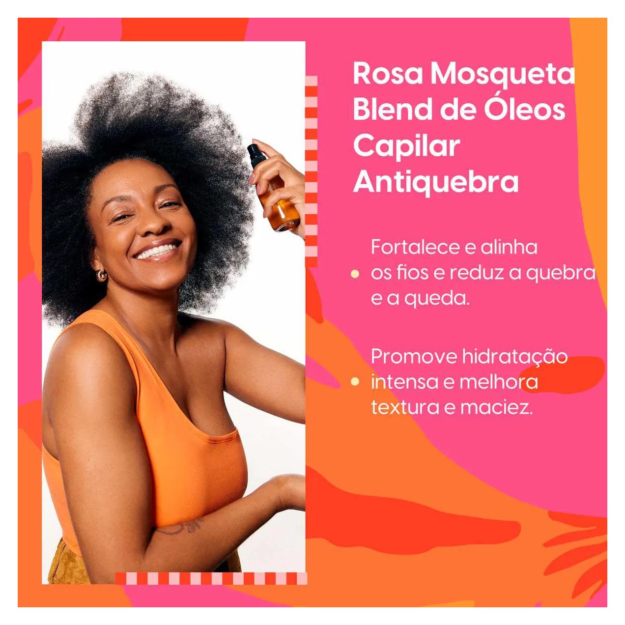 Blend Capilar Rosa Mosqueta Negra Rosa 100ml