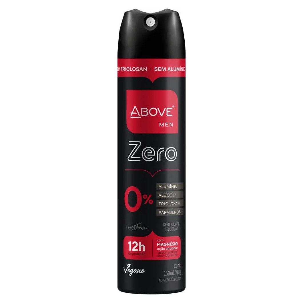 Desodorante Above Masculino 150ml Aerossol Feel Free