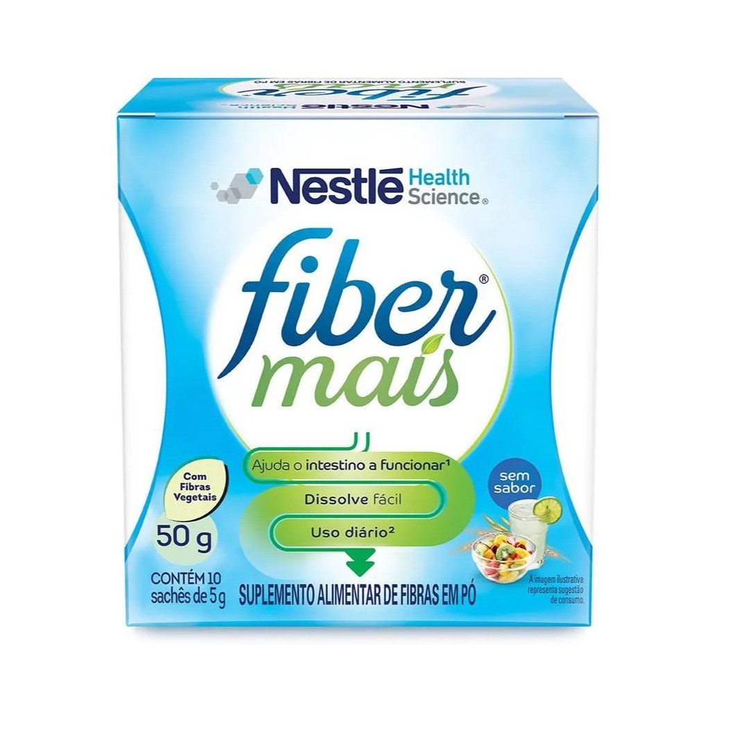 Suplemento Alimentar De Fibras Fibermais Sem Sabor 50g