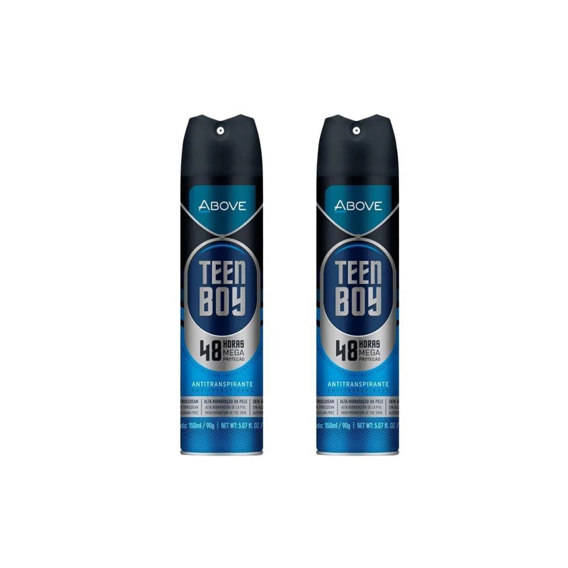 Desodorante Aero Above 150ml Masc Teen Boy - Kit C/ 2un