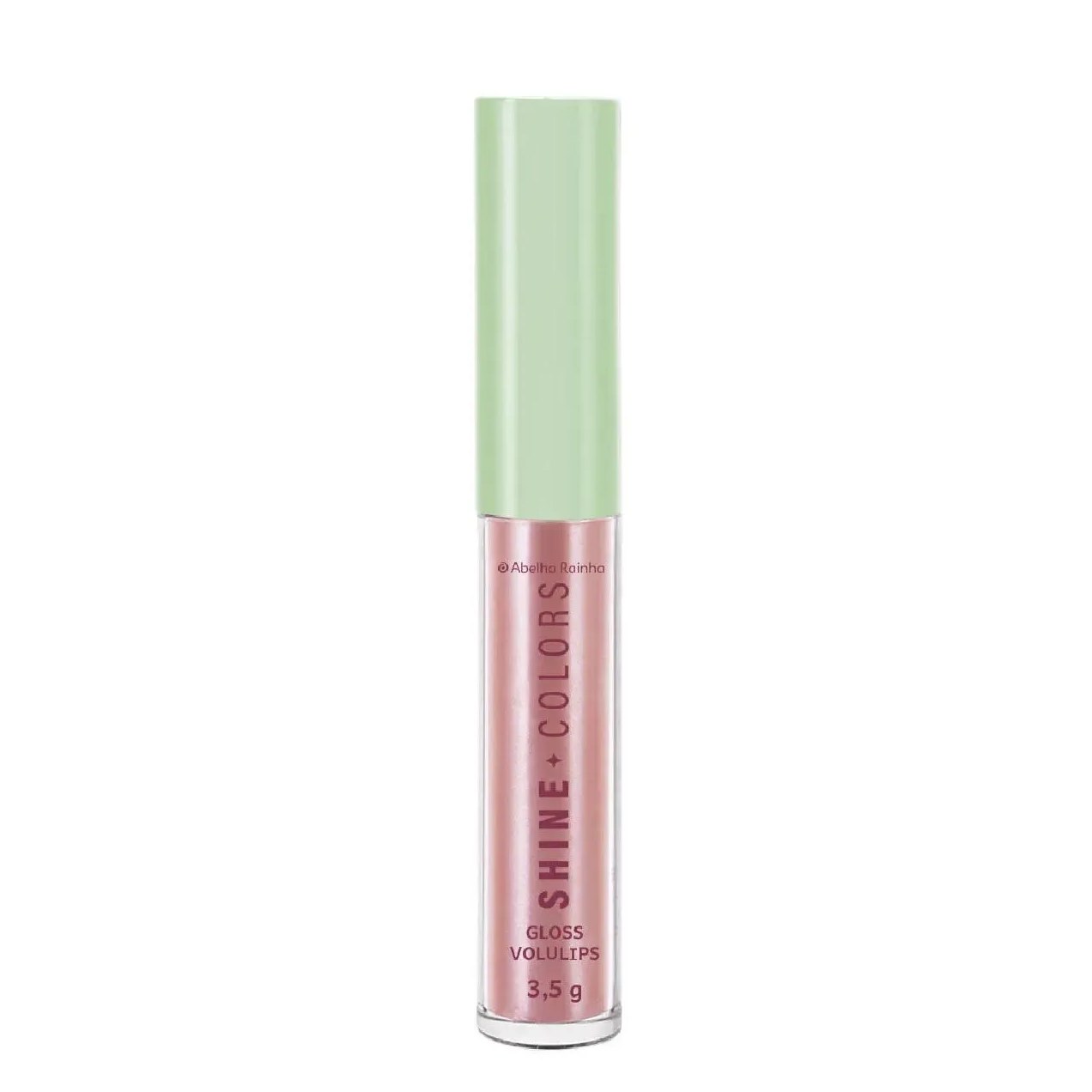 Batom Gloss Volulips Rosé Shine Colors Abelha Rainha 3,5g