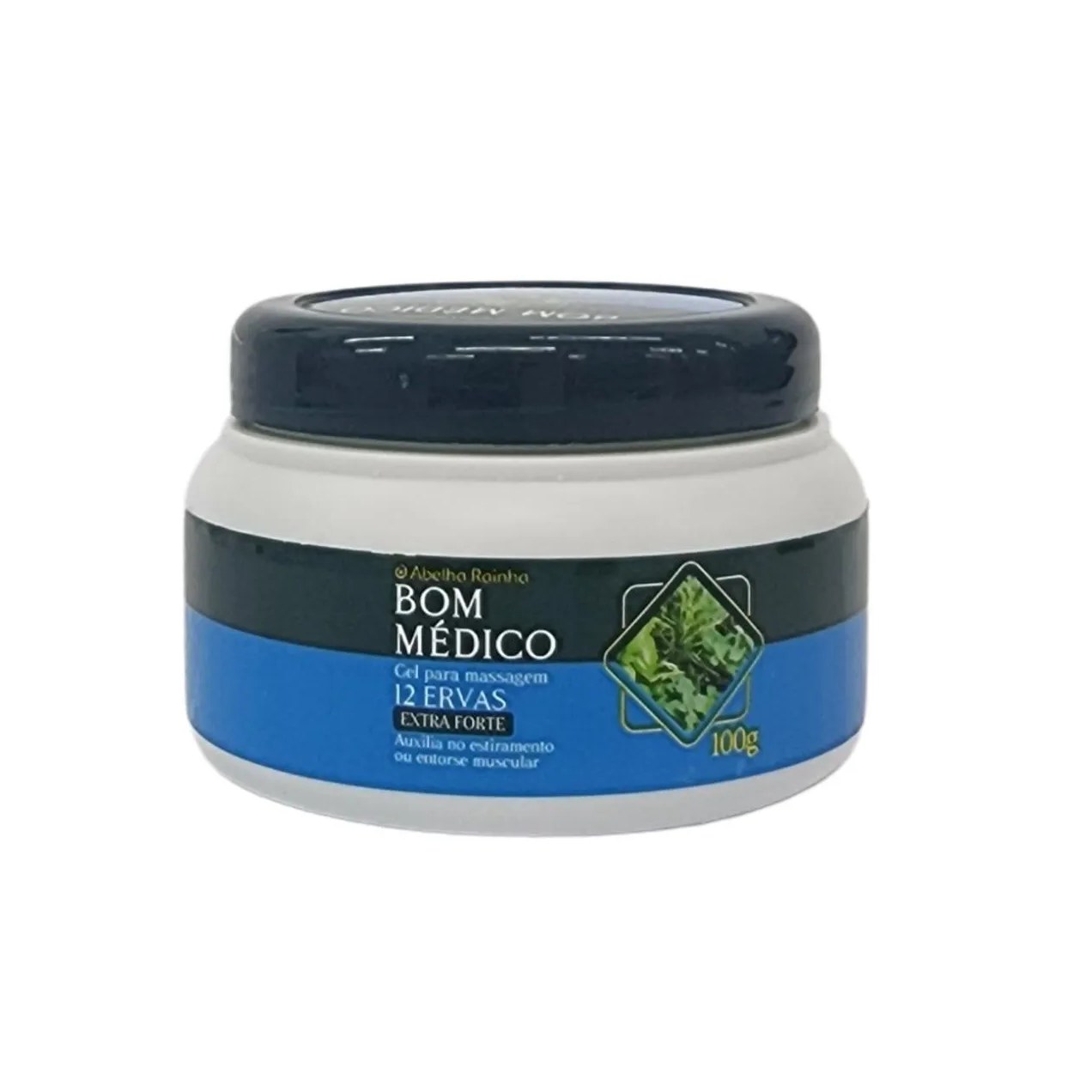 Gel Forte Relaxante para Massagem 12 Ervas Bom Médico Abelha Rainha 100g