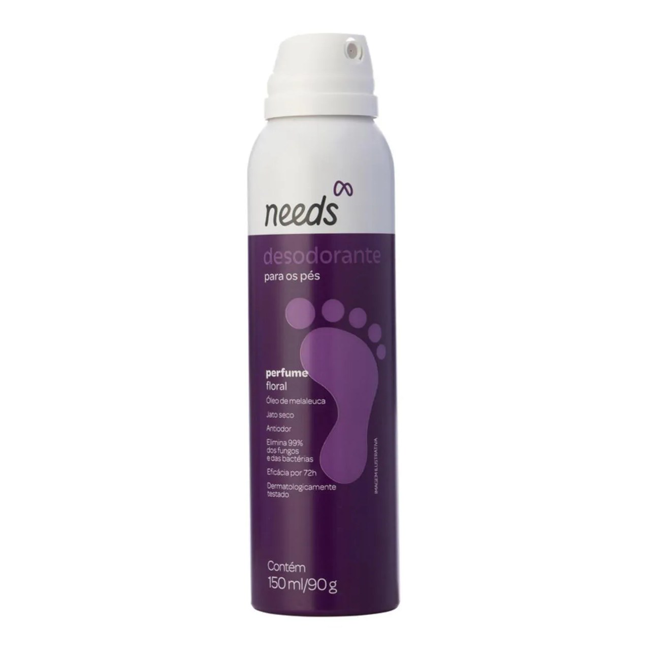 Desodorante para Pés Needs Floral Aerossol 150ml