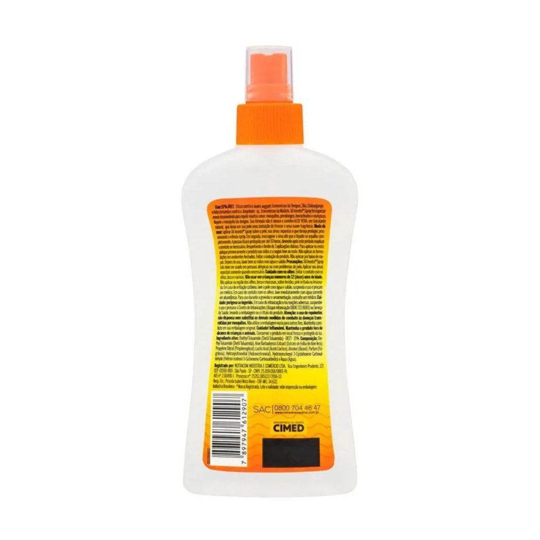 Kit Spray Repelente de Insetos Cimed Xô Inseto com 6 200ml