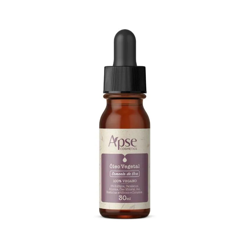 Óleo Vegetal de Semente de Uva 30Ml - Apse