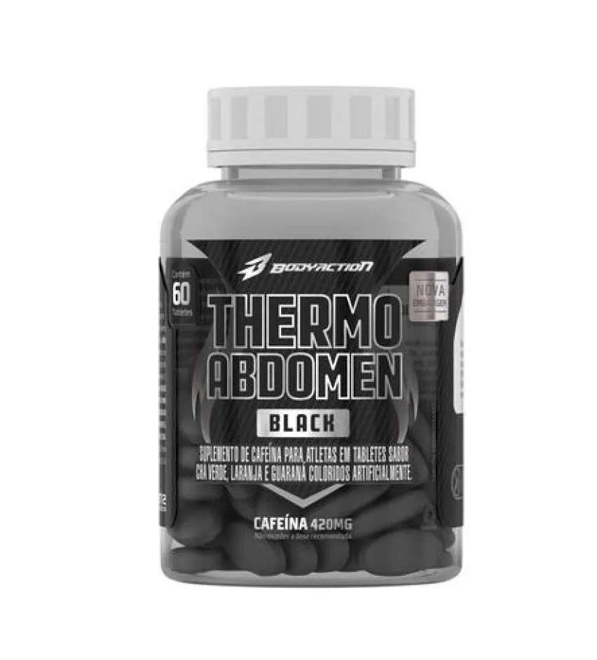 Thermo Abdomen Black (60 Tabs) - Padrão: Único