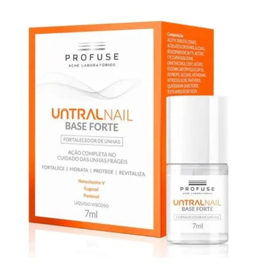 Untralnail Base Forte Fortalecedor de Unhas Profuse 7Ml