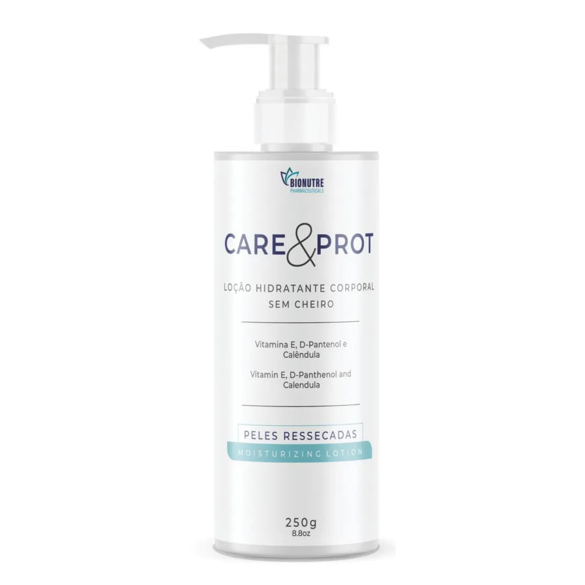 Loção Hidratante Corporal Sem Cheiro Care&prot 250g Bionutre Pharmaceuticals - Quimioterapia e Radioterapia