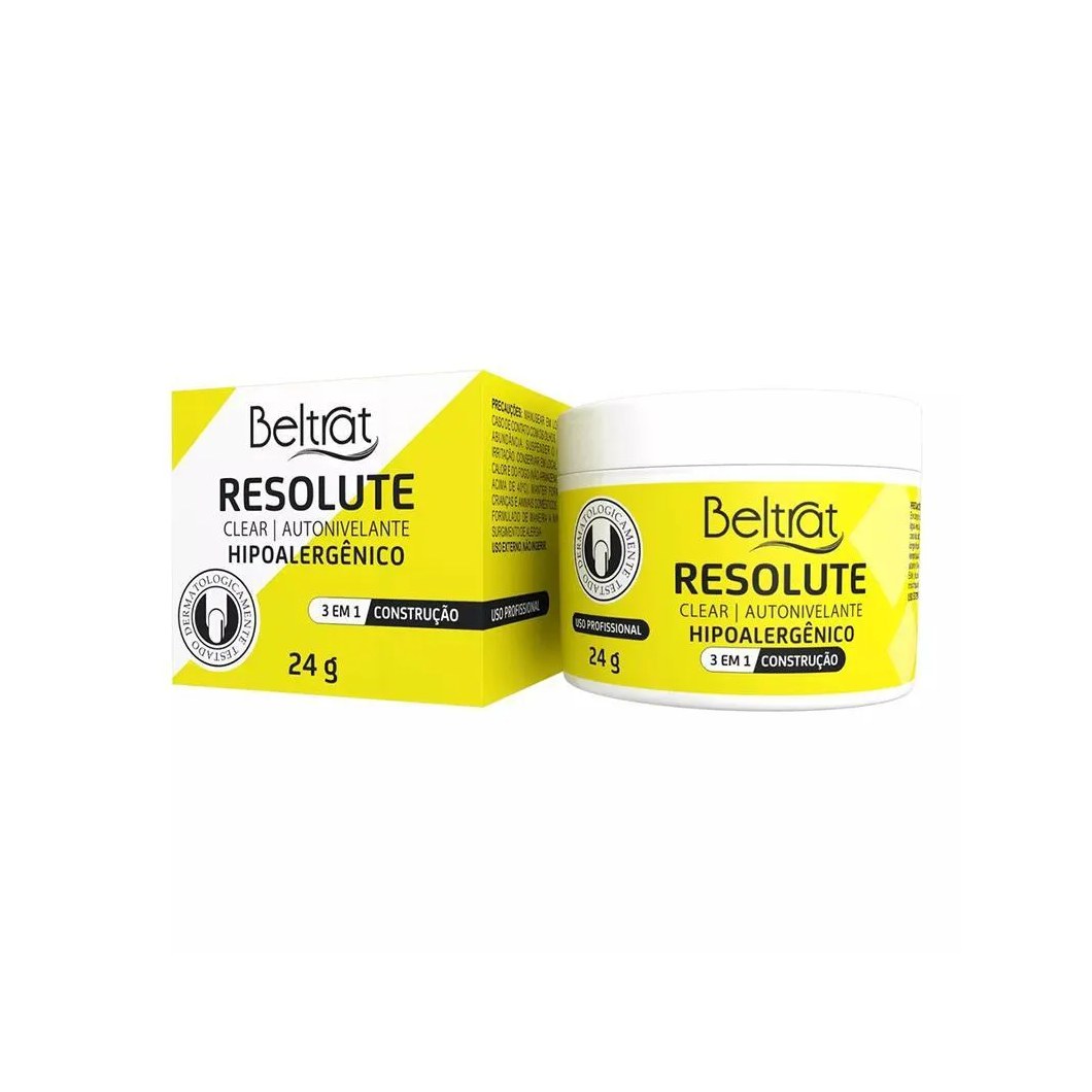 Gel Resolute Clear Beltrat LED/UV - 24G