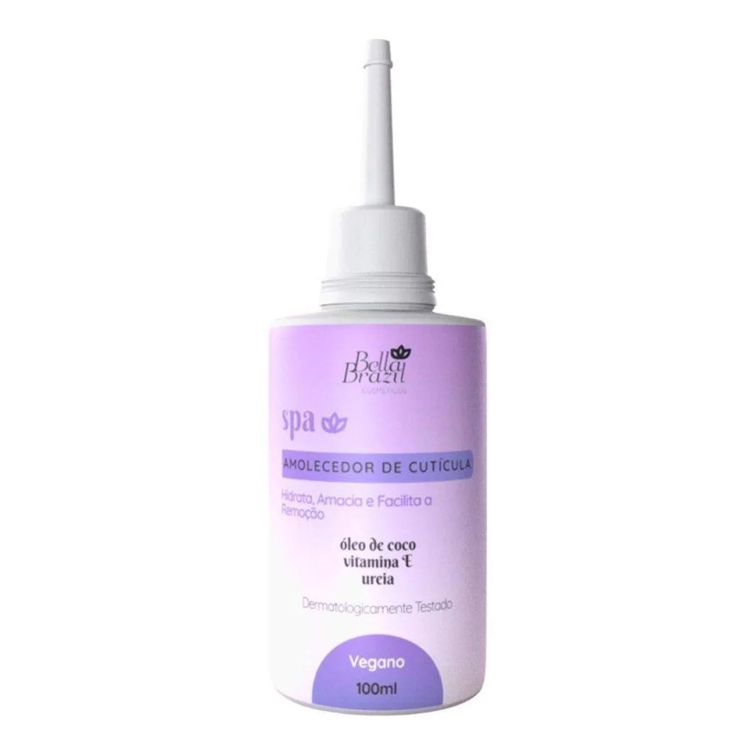 Amolecedor de Cutícula Bella Brazil Vegano 100ml