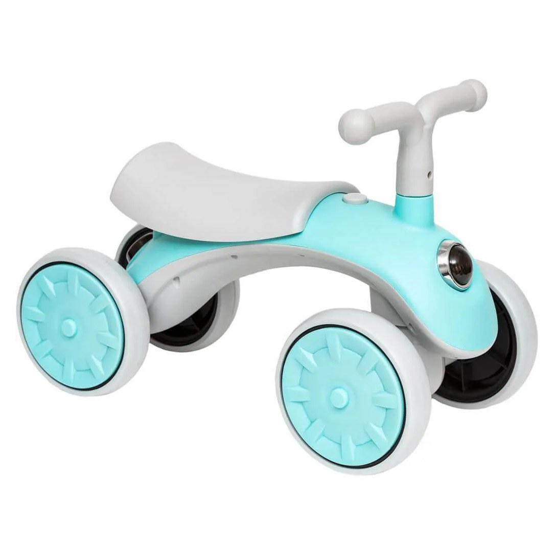 Bicicleta Infantil de Equilíbrio Scooter 4 Rodas Verde - Buba