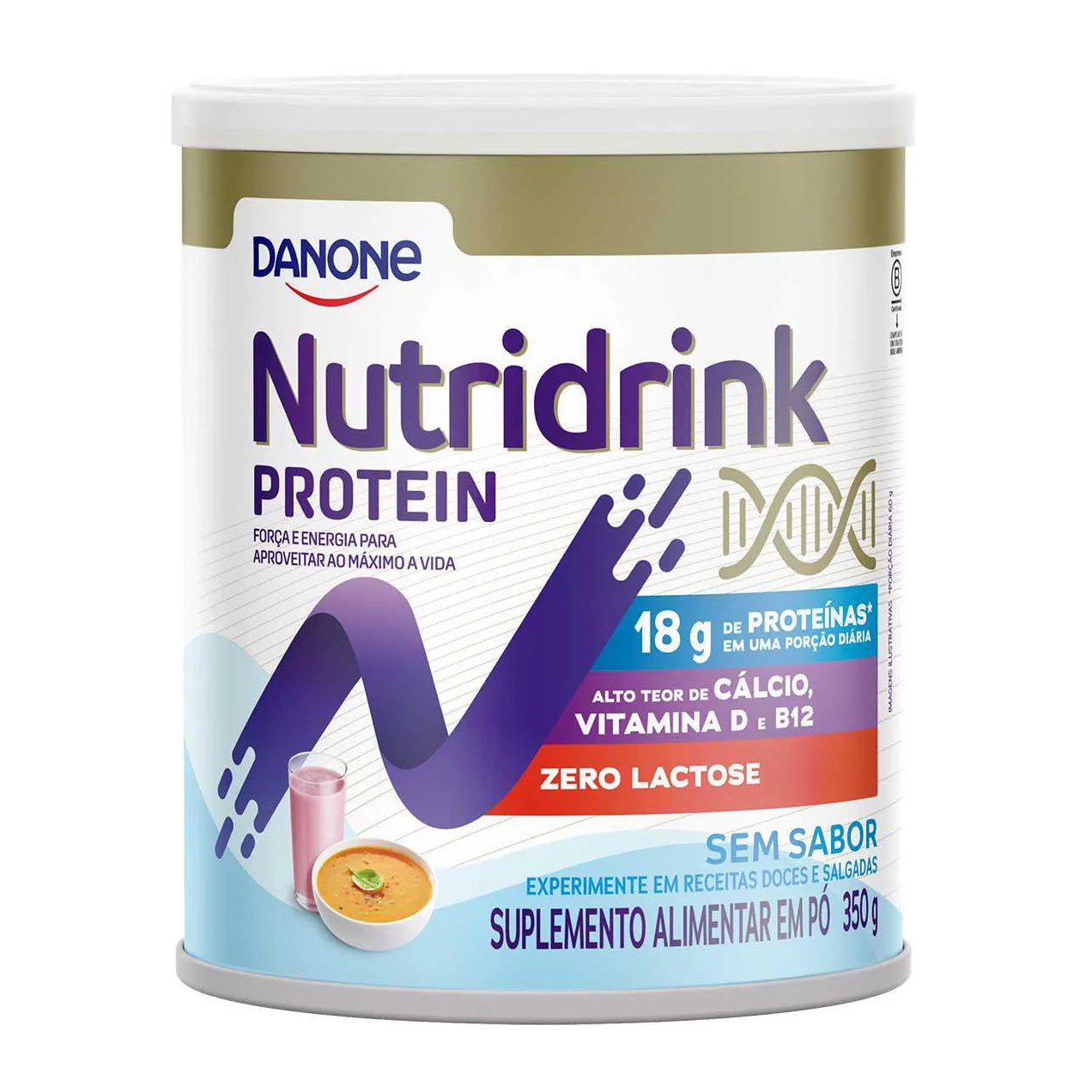 Suplemento Alimentar Nutridrink Protein em Pó Sem Sabor 350g
