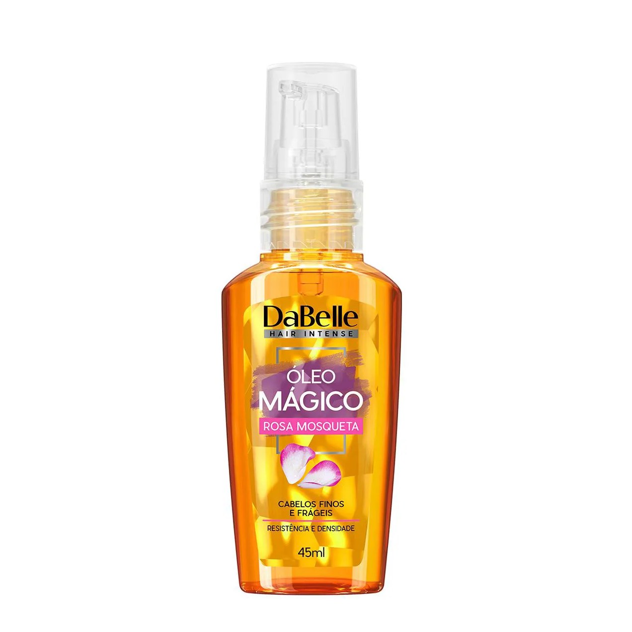 Óleo Mágico Dabelle Rosa Mosqueta Cabelos Finos e Frágeis 45ml