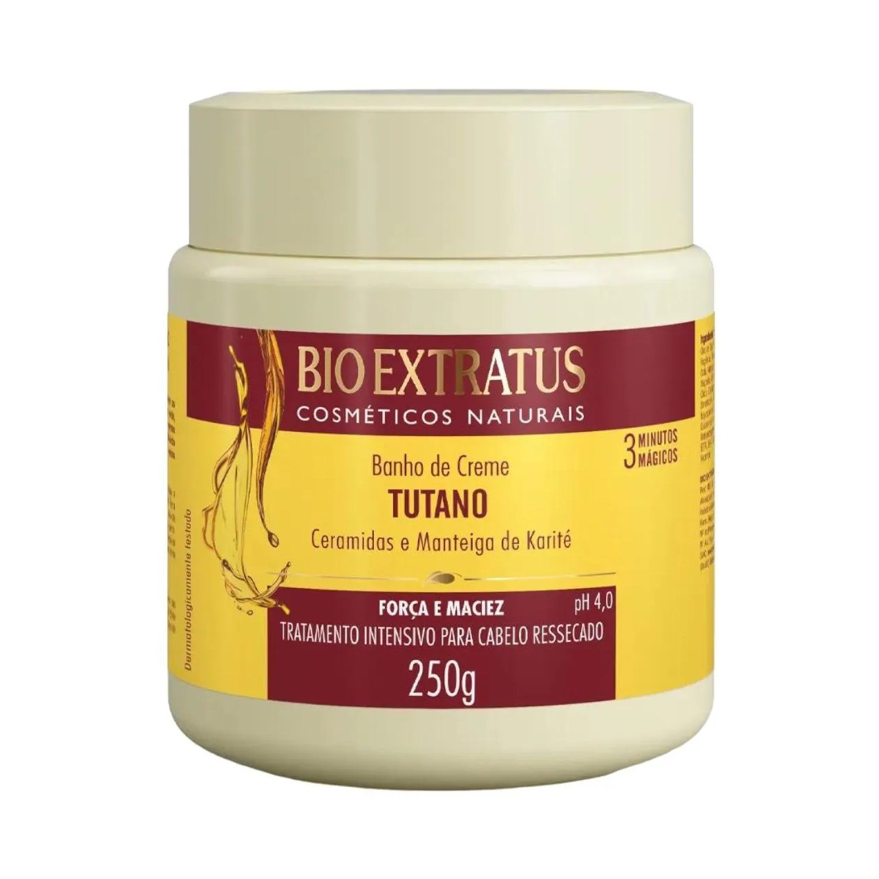 Banho de Creme Hidratação Fortalecedora Tutano 250 Ml Bio Extratus