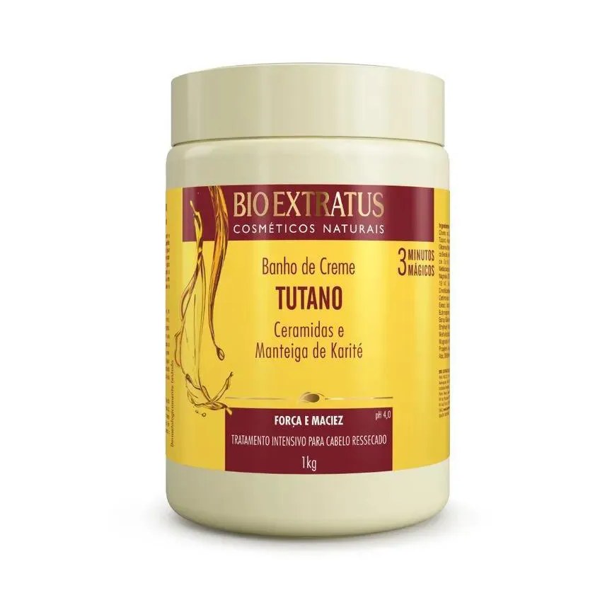 Banho de Creme Hidratação Fortalecedora Tutano 1L Bio Extratus