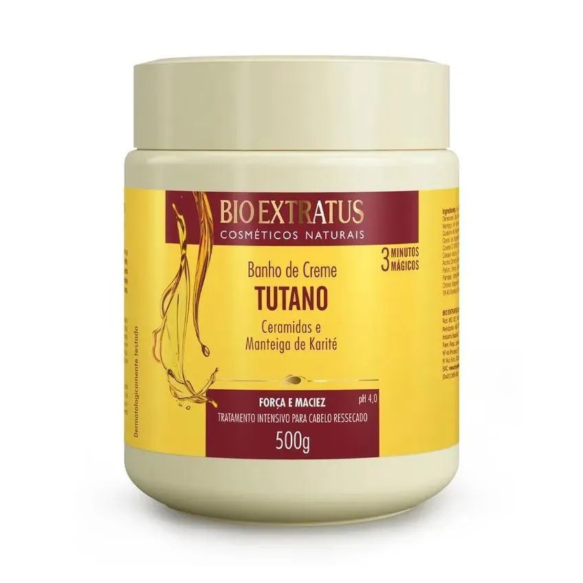 Banho de Creme Hidratação Fortalecedora Tutano 500 Ml Bio Extratus