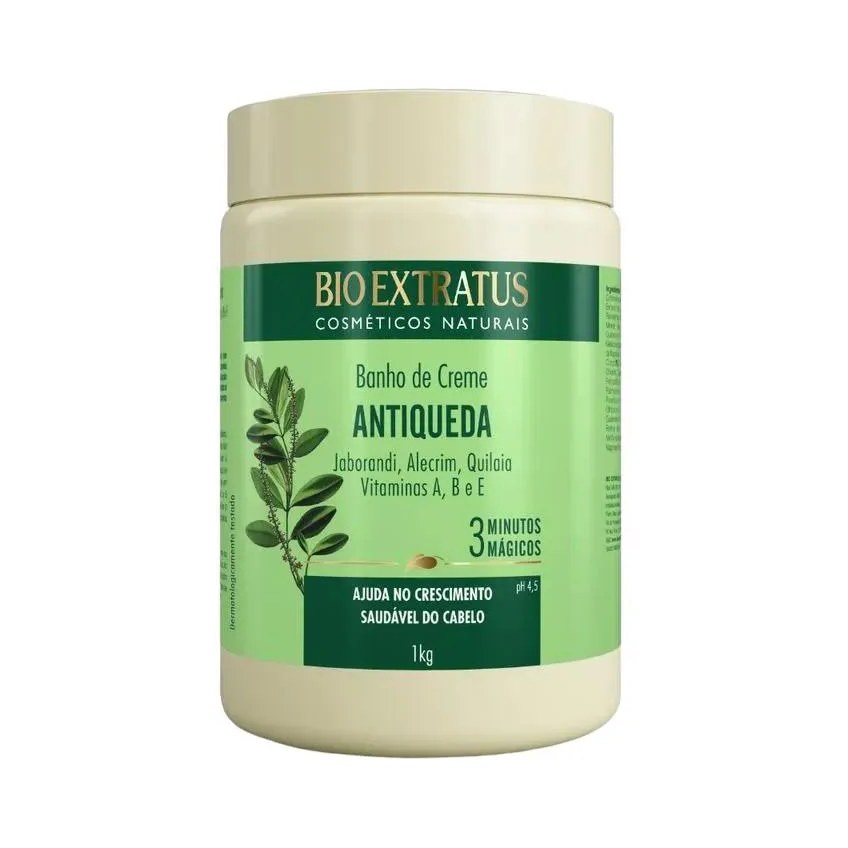 Banho de Creme Antiqueda Jaborandi 1L Bio Extratus