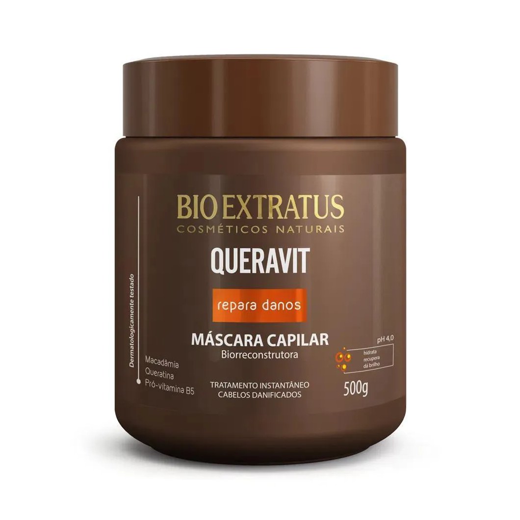 Mascara Capilar Bio Reconstrutora Queravit 500 G Bio Extratus