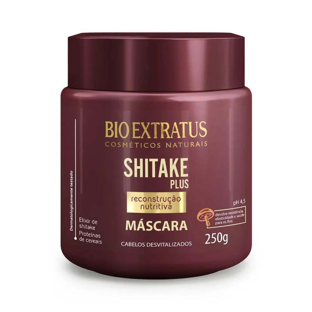 Mascara Limpeza Nutritiva Shitake 250 G Bio Extratus
