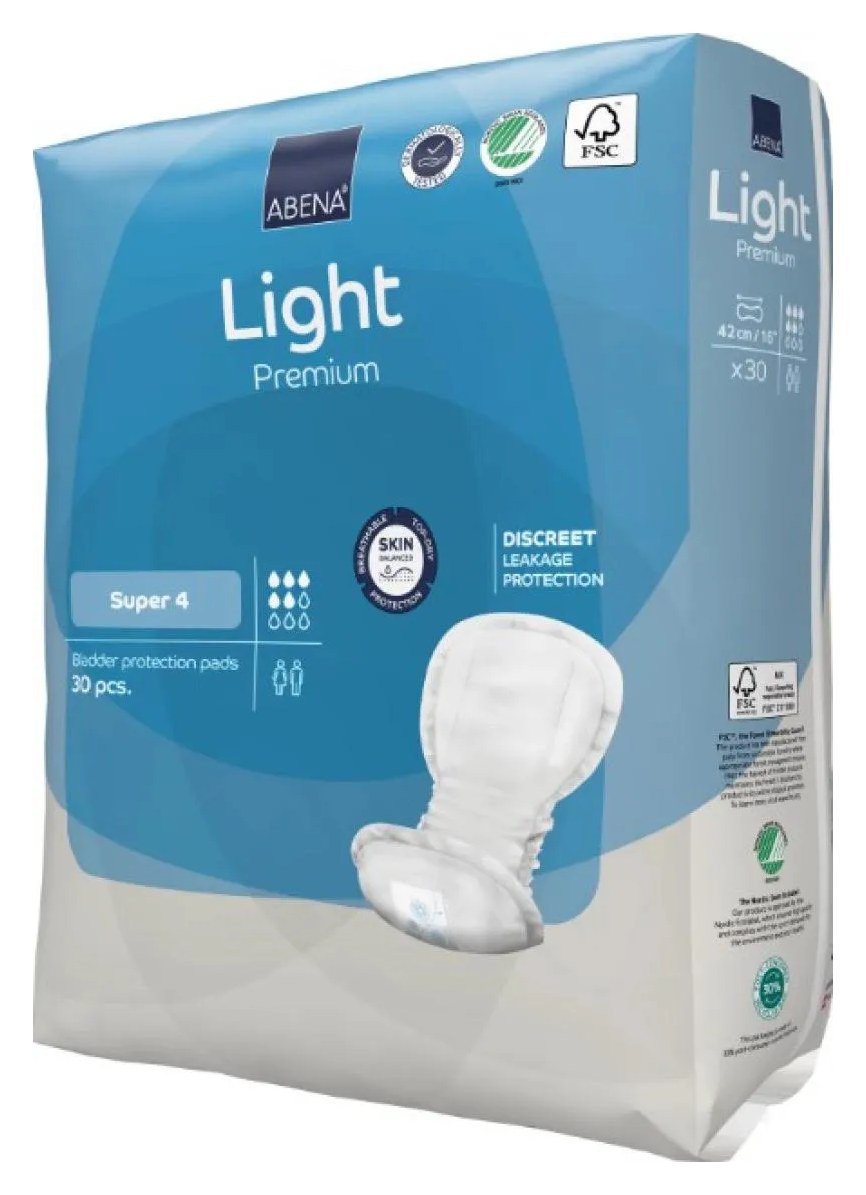 Absorvente Abri-light Super Abena com 30 unidades