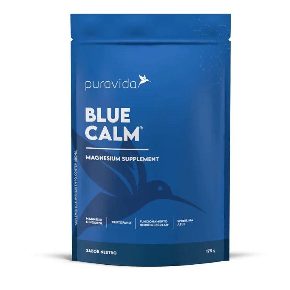 Blue Calm Neutro 175g – Magnesio e Inositol Pura Vida