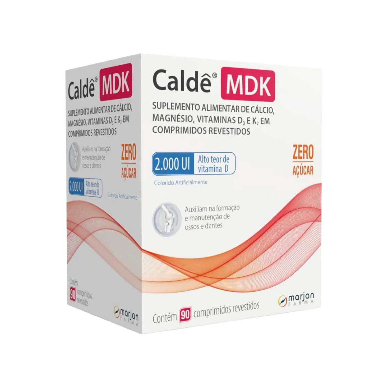 Cálcio Caldê MDK 2000UI 90 comprimidos