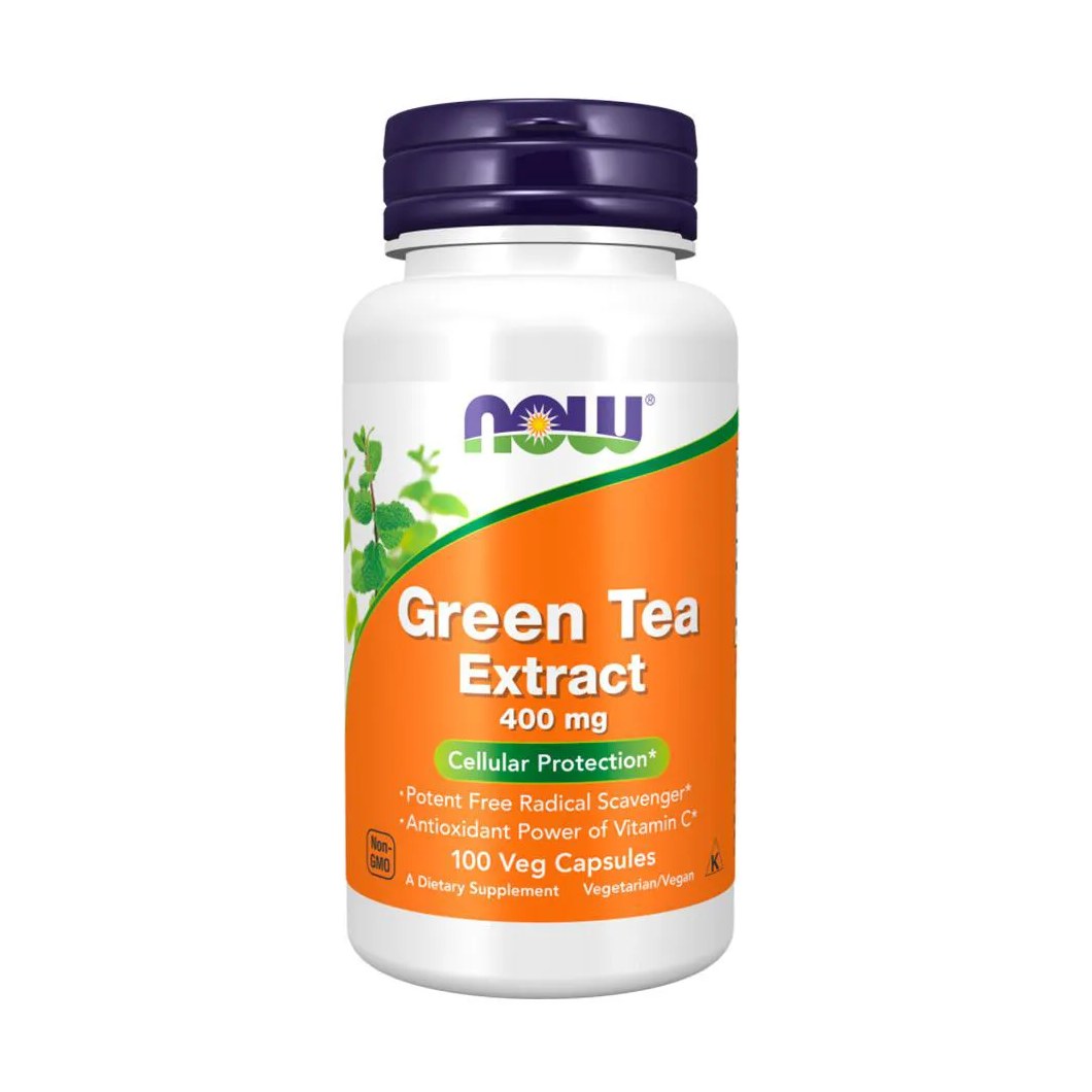 Extrato Chá Verde 400Mg Now Foods 100 Cápsulas Importado