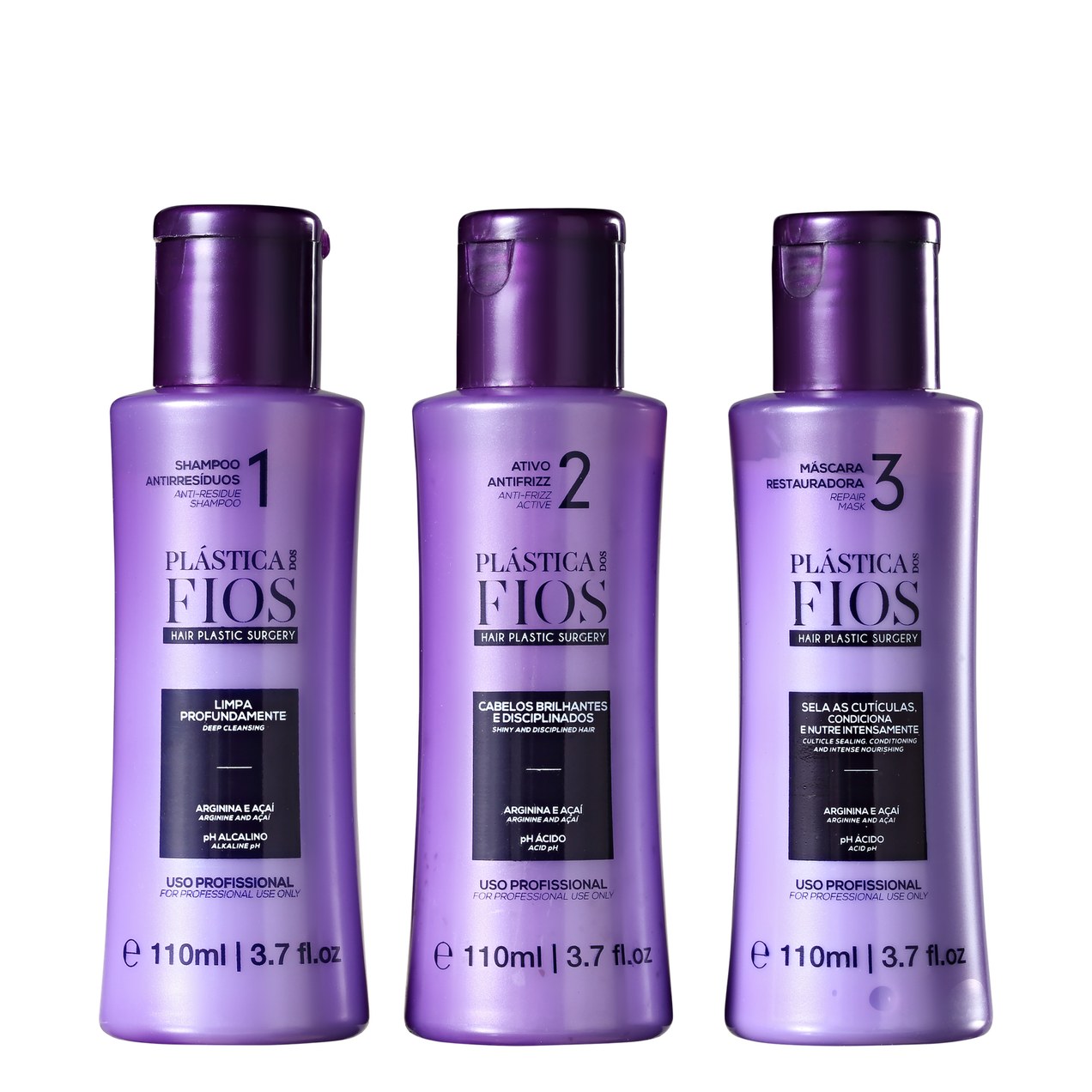 Kit Cadiveu Professional Plástica dos Fios Trio (3 Produtos)