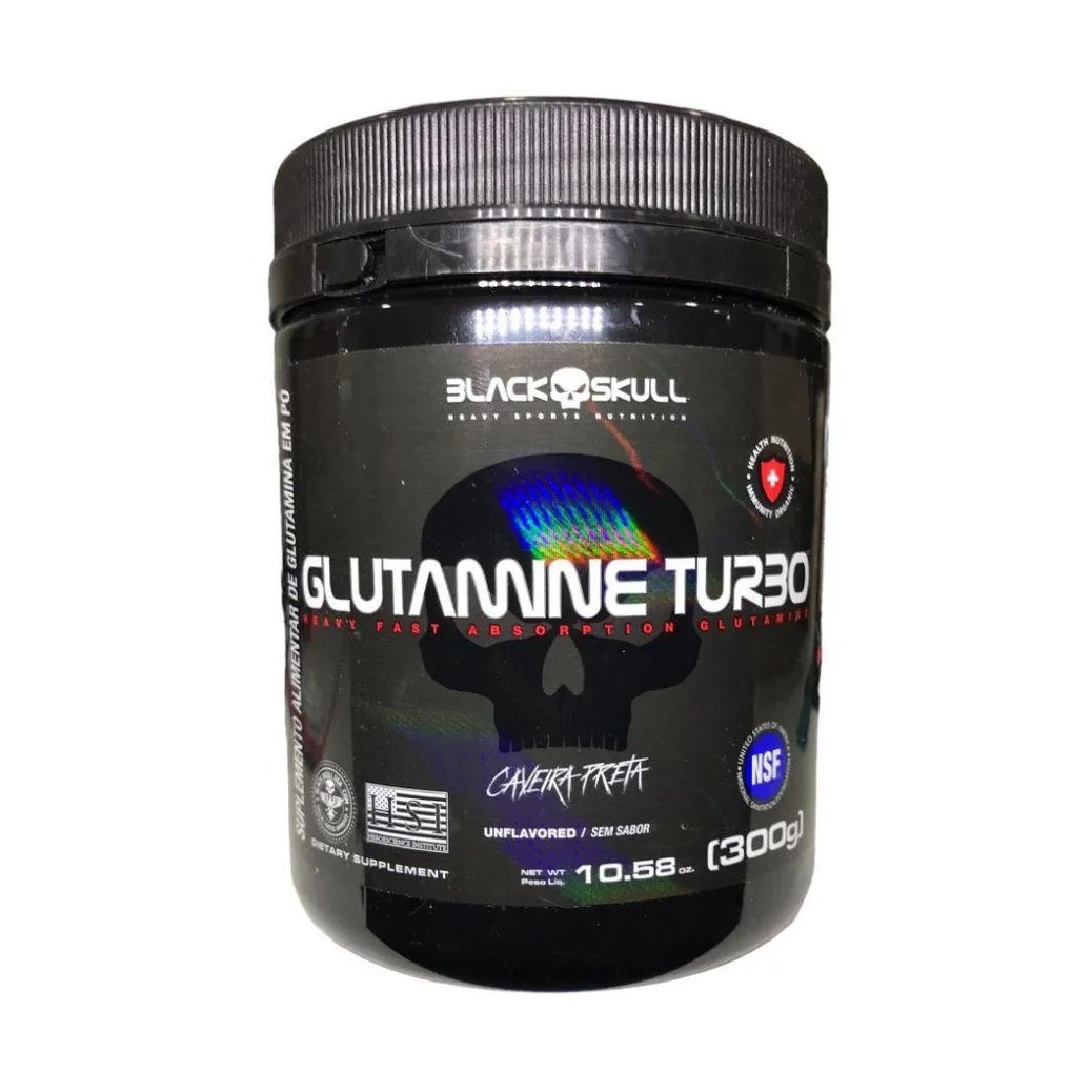 Glutamina Black Skull Turbo 300g