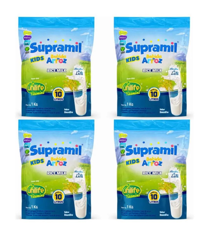 Kit 4 Supramil Kids Baunilha 1kg – Unilife