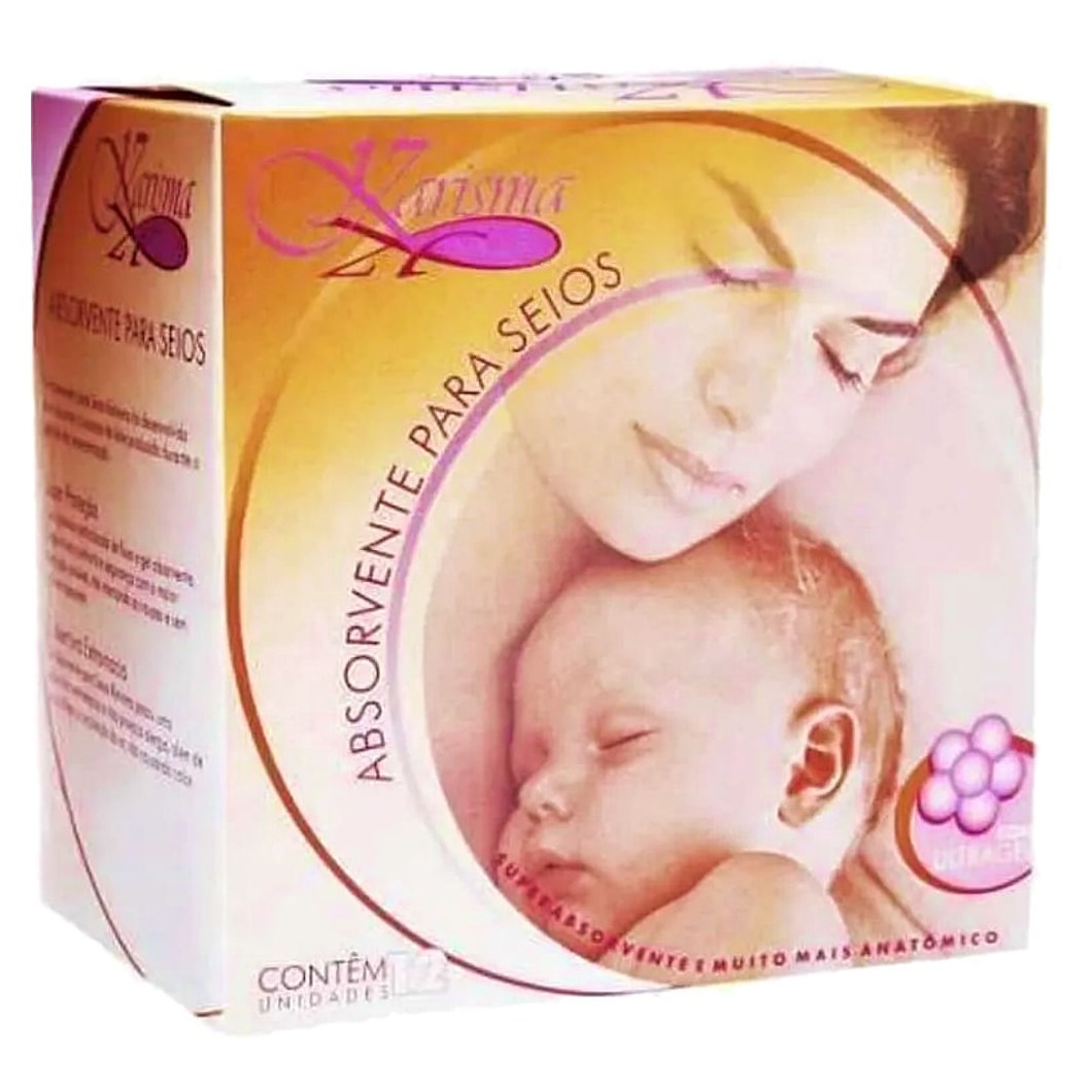 Absorvente para Seios Karisma com Ultragel - 12 unidades