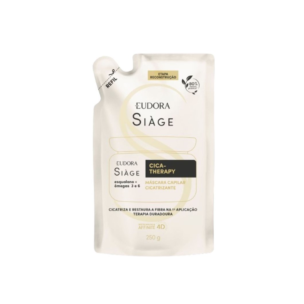 Máscara Capilar Eudora Siàge Cica-Therapy Cicatrizante Refil 250g